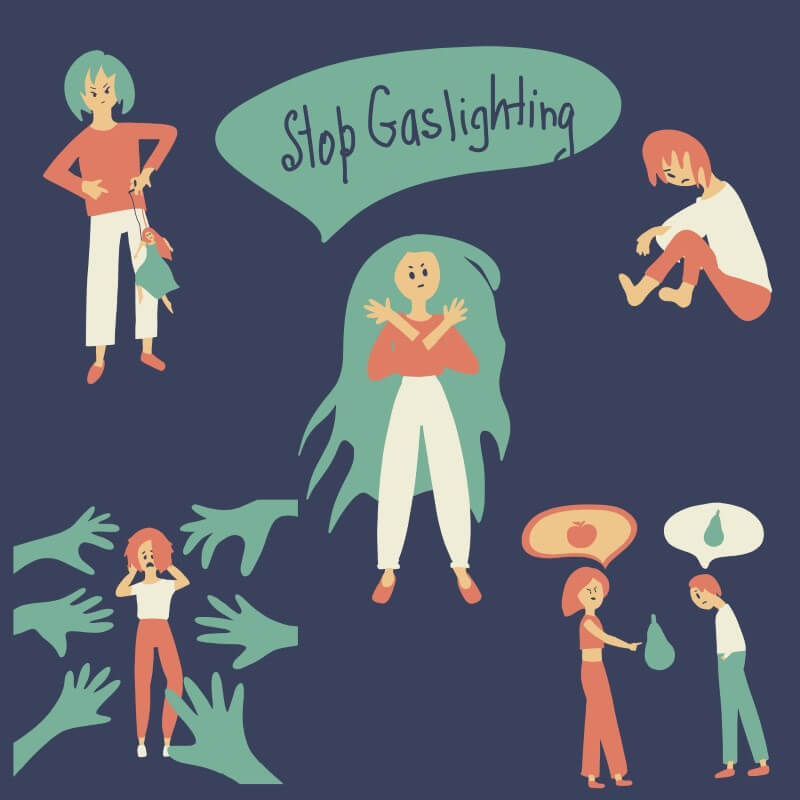 Stop Gaslighting Illustrationen